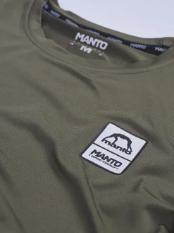 MANTO performance t-shirt PULSE khaki