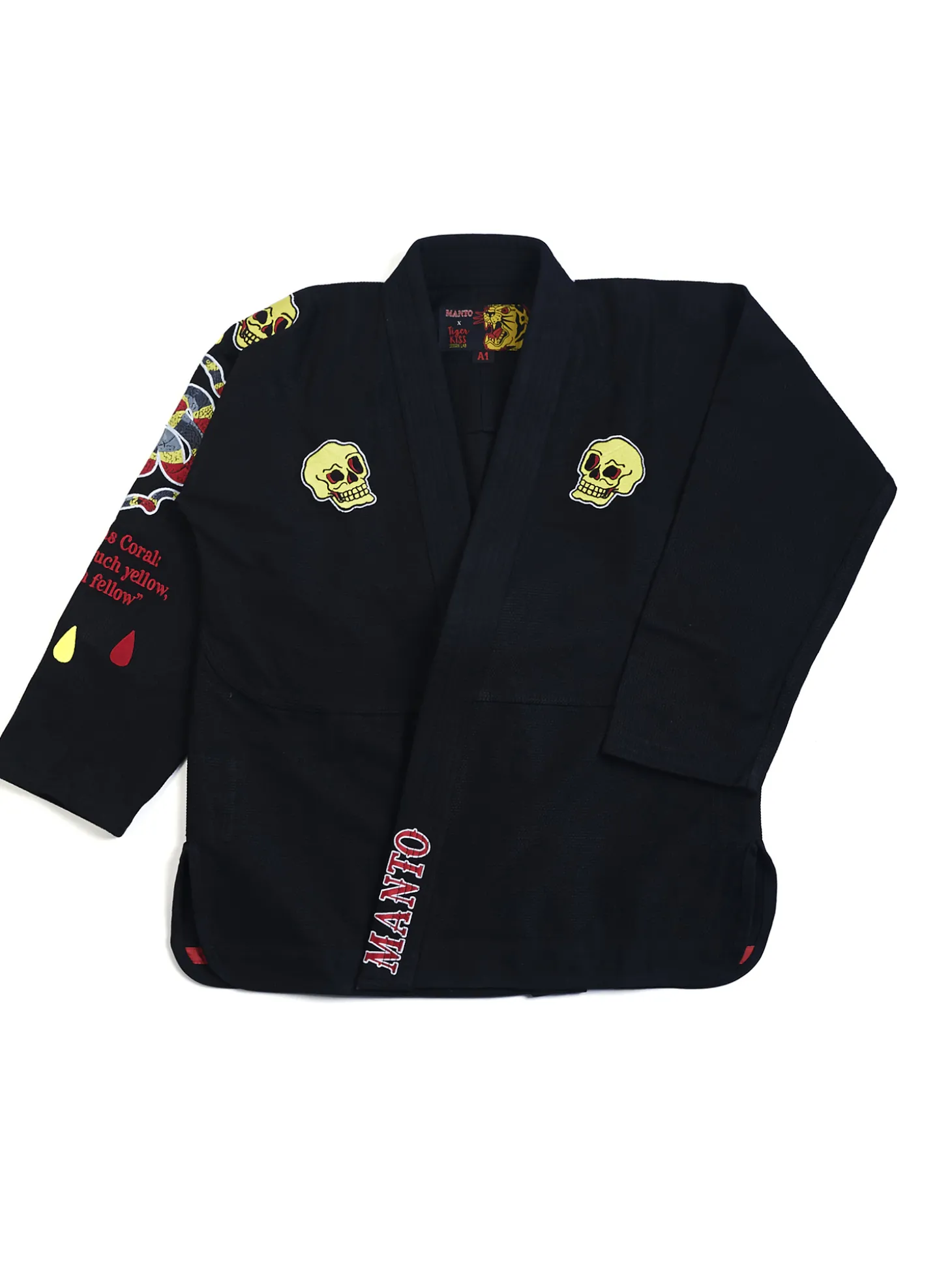 MANTO "CORAL" BJJ GI schwarz