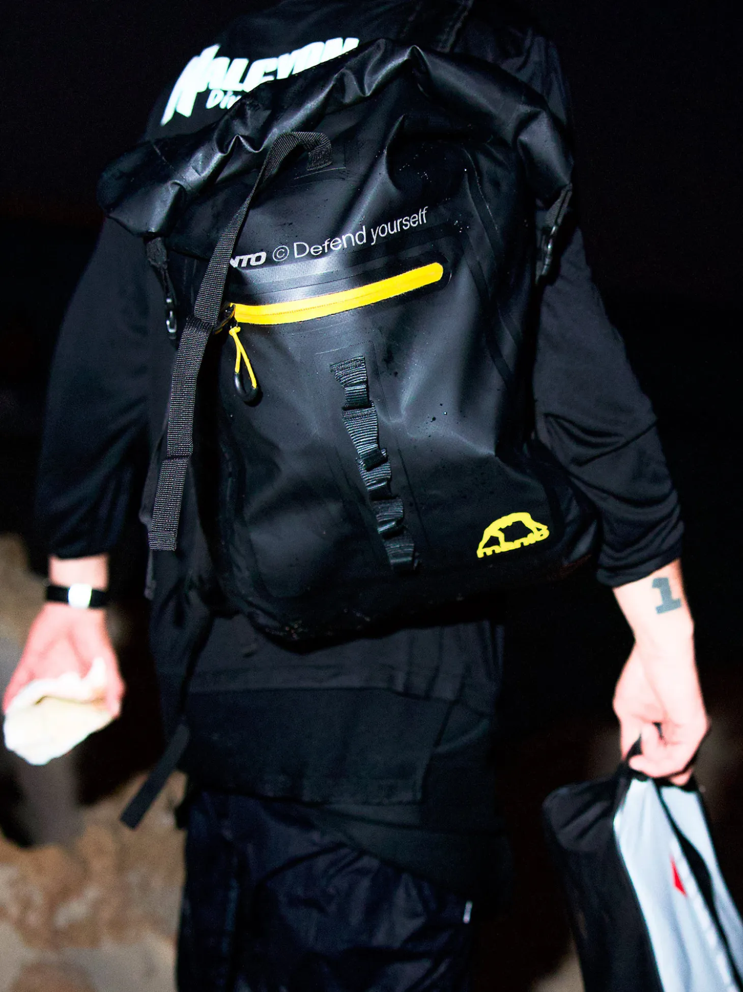 MANTO "NEW YORK" roll top backpack