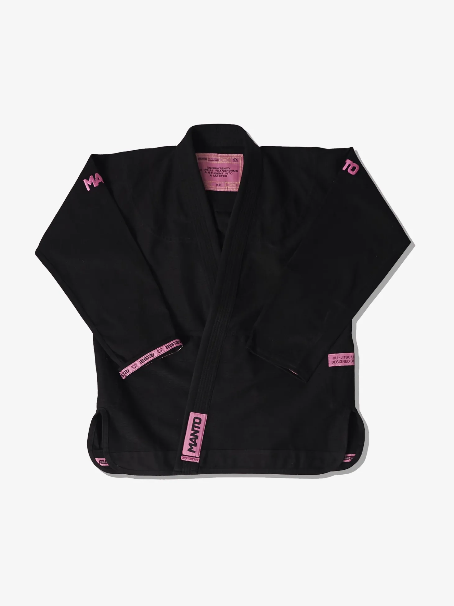 MANTO "RISE 2.0" BJJ GI schwarz-rosa