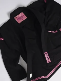 MANTO "RISE 2.0" BJJ GI schwarz-rosa
