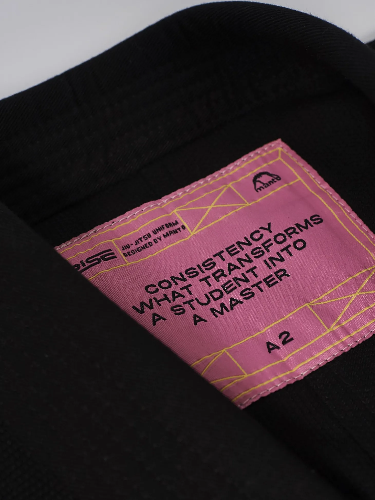 MANTO "RISE 2.0" BJJ GI schwarz-rosa