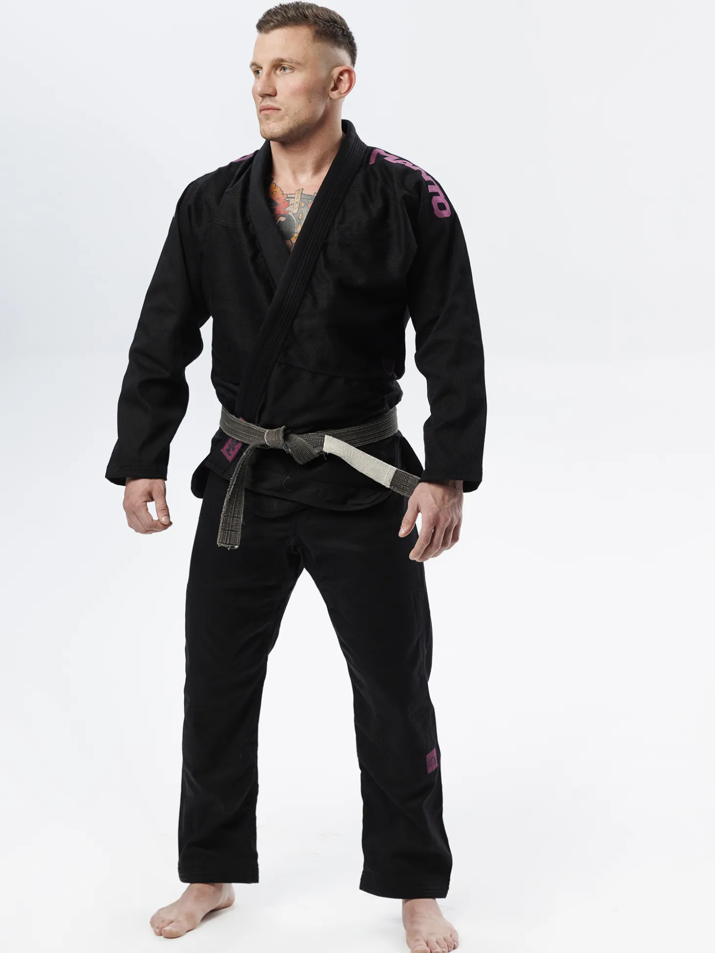 MANTO "X5" BJJ GI schwarz - lila