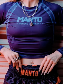 MANTO rashguard DEFEND marineblau