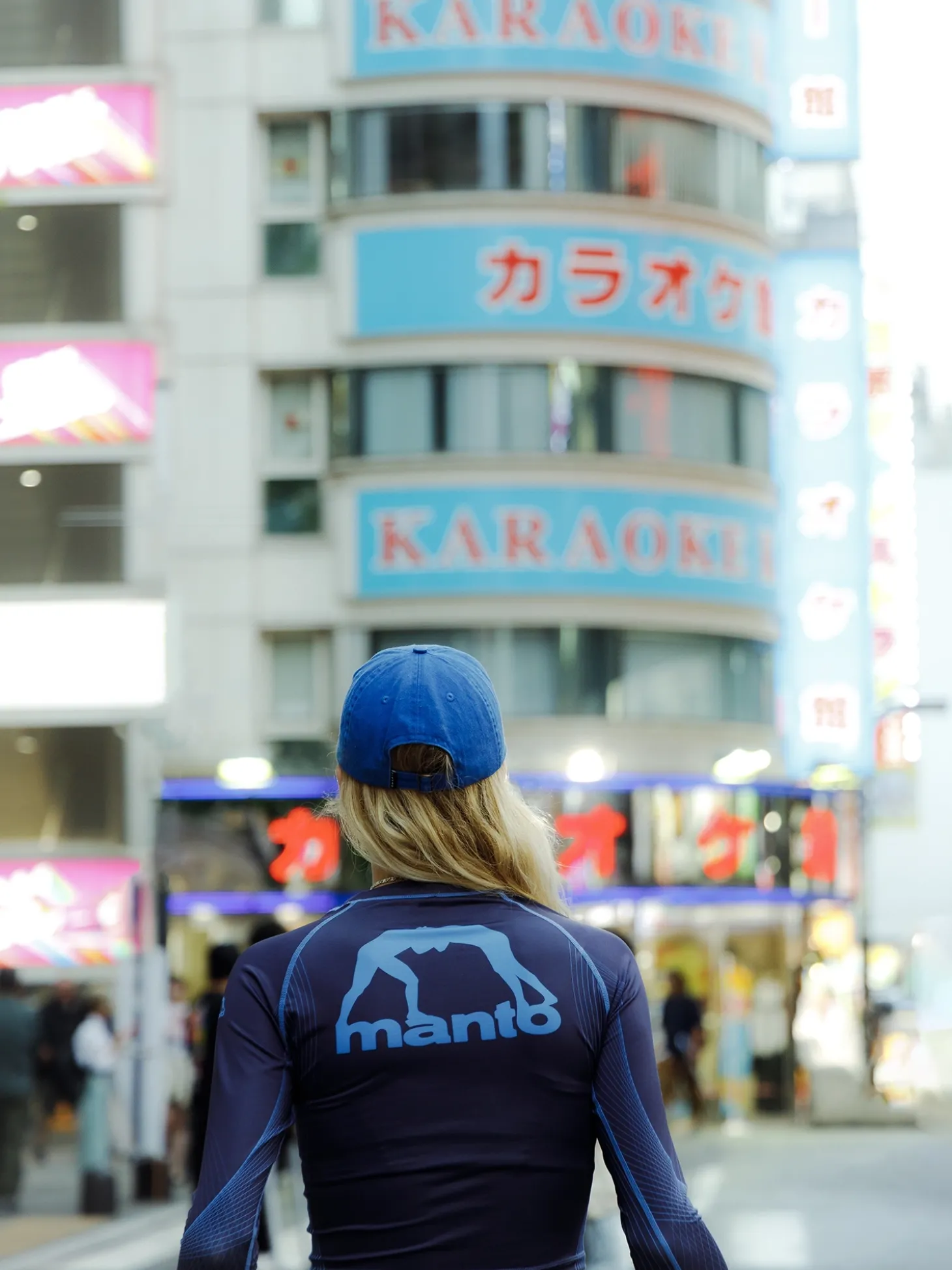 MANTO rashguard DEFEND marineblau