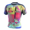 MANTO rashguard NEON ABSTRACT