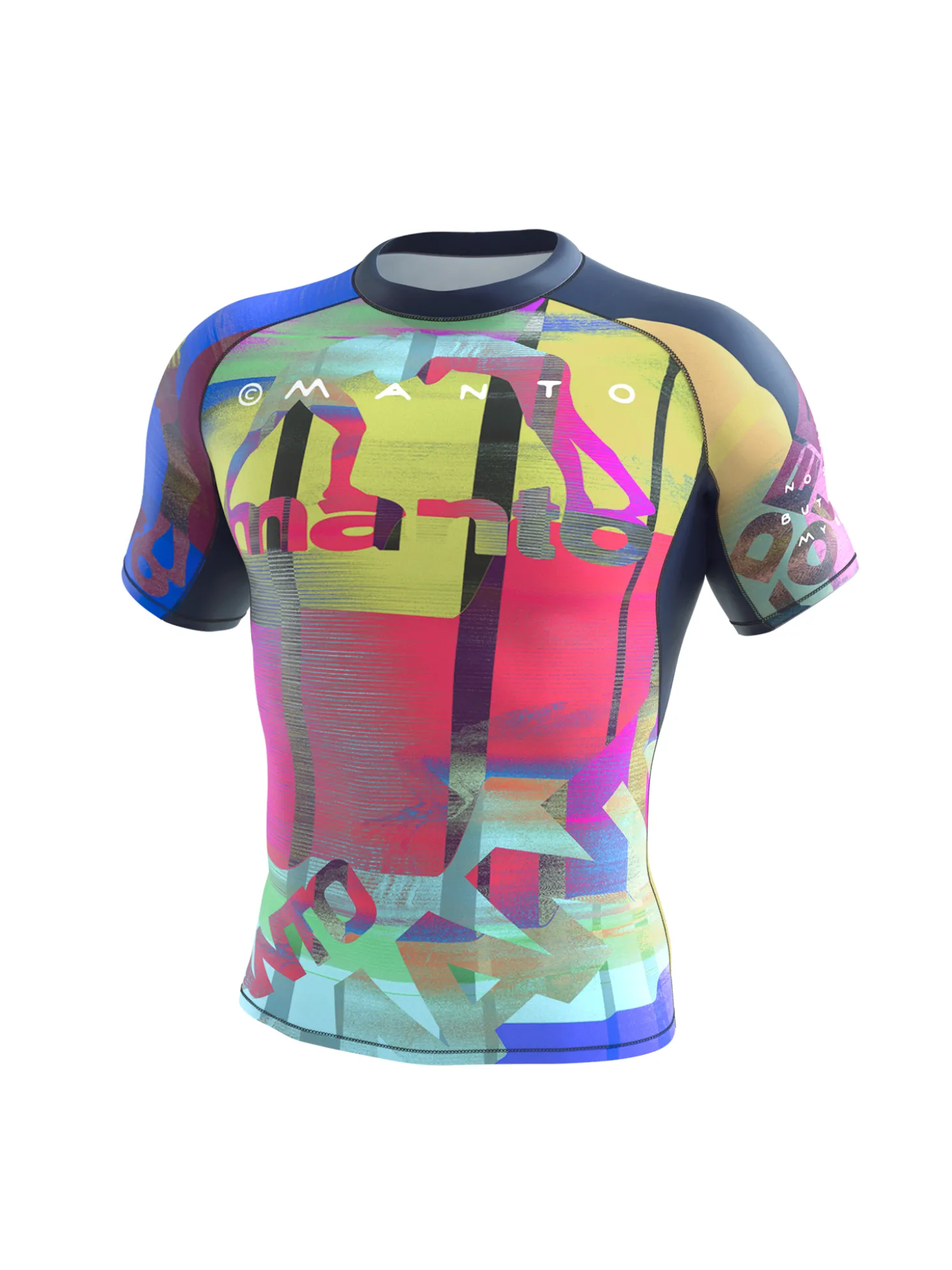 MANTO rashguard NEON ABSTRACT