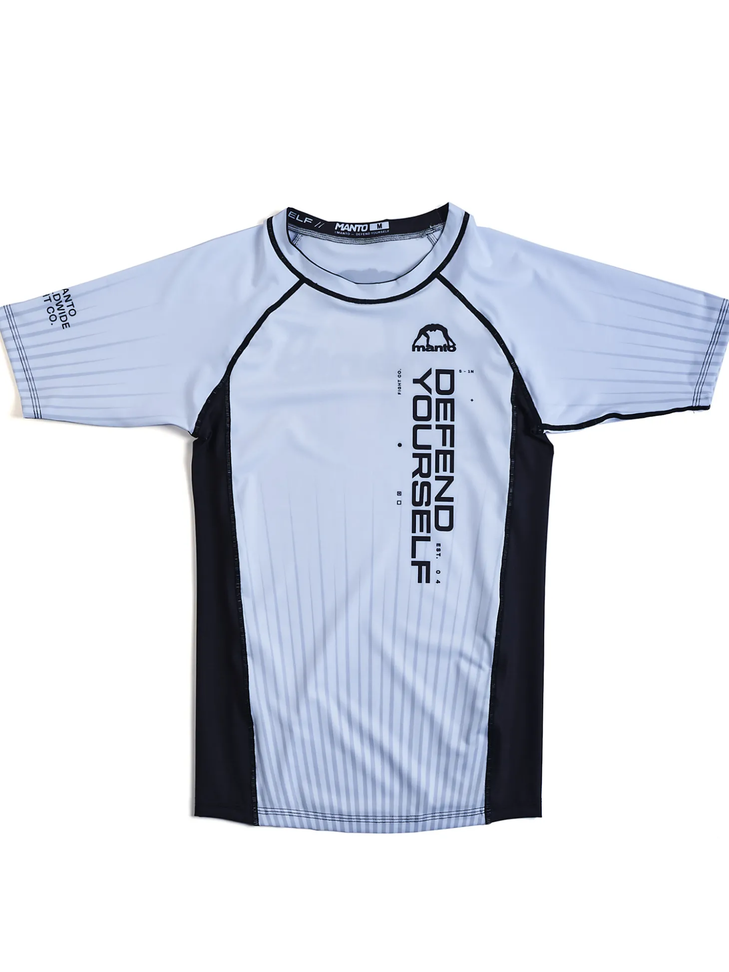 MANTO rashguard RANKED weiss