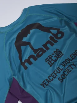 MANTO rashguard SOCIETY grun