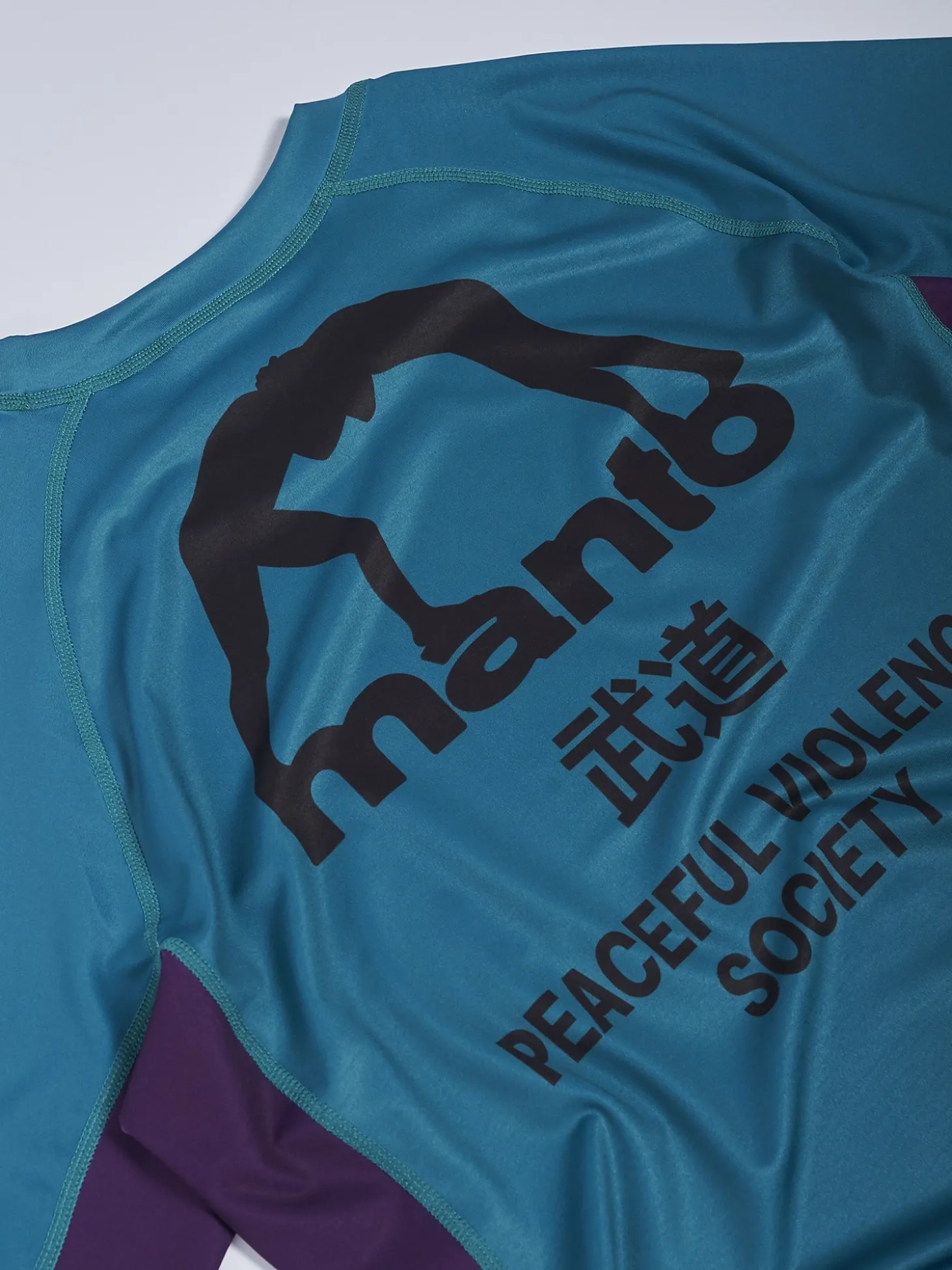 MANTO rashguard SOCIETY grun