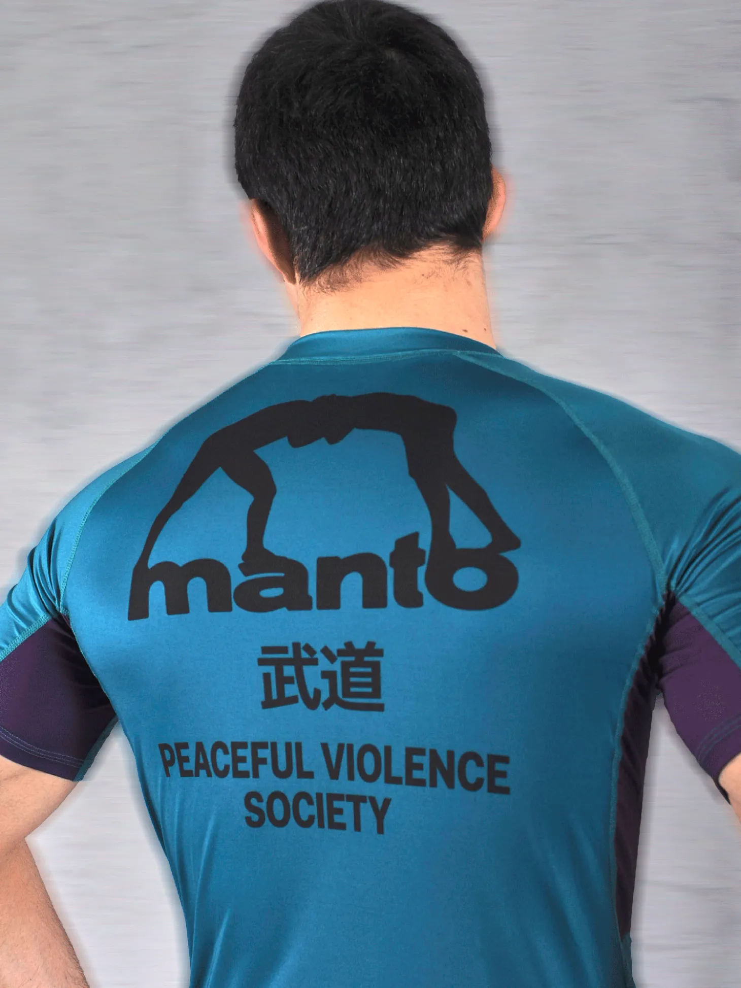 MANTO rashguard SOCIETY grun