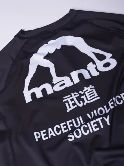 MANTO rashguard SOCIETY schwarz