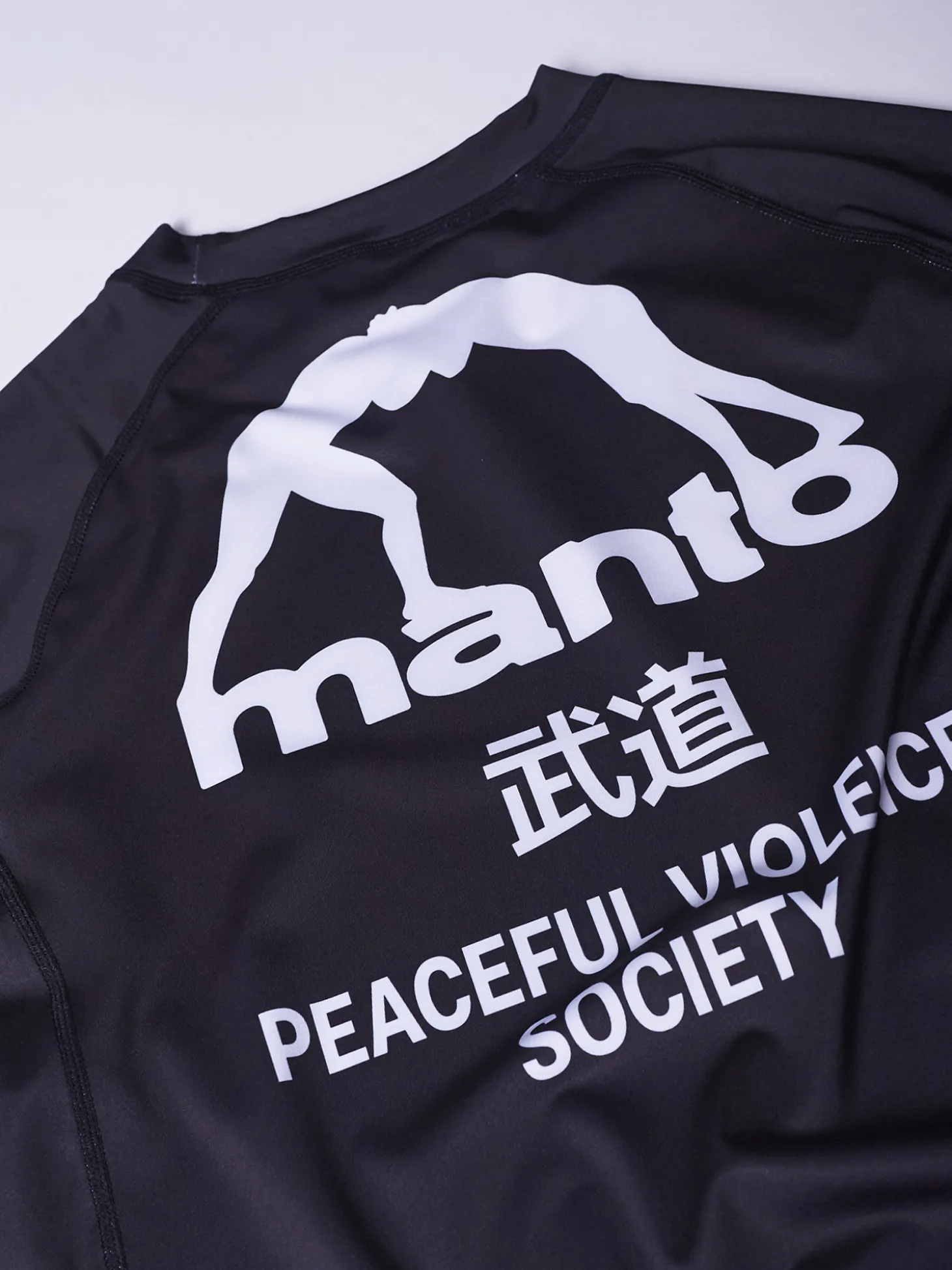 MANTO rashguard SOCIETY schwarz