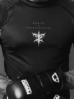 MANTO rashguard TREASURE ZONE schwarz