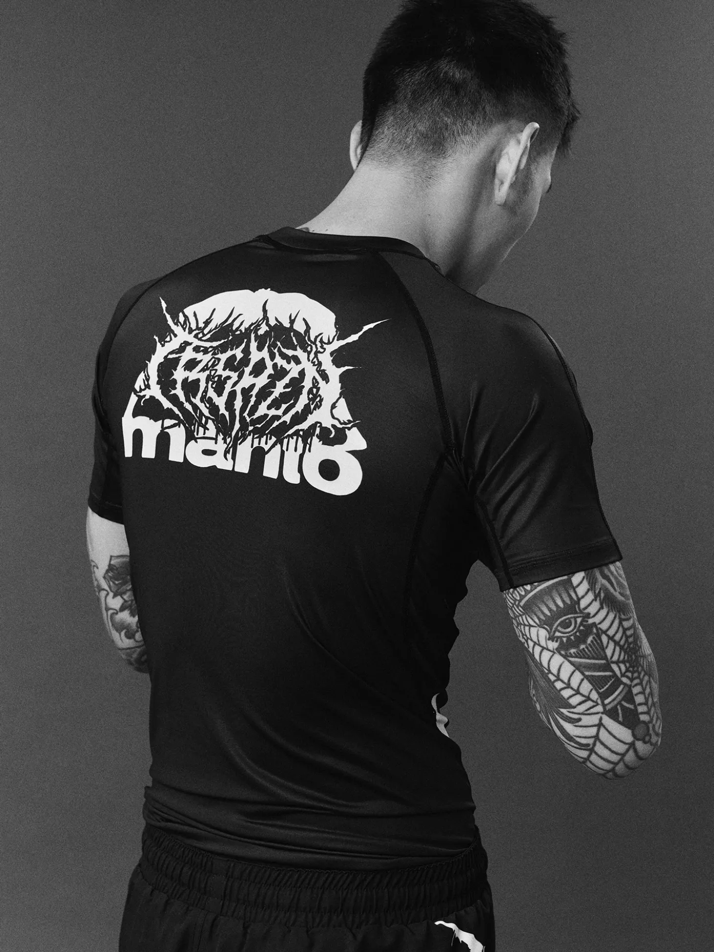 MANTO rashguard TREASURE ZONE schwarz