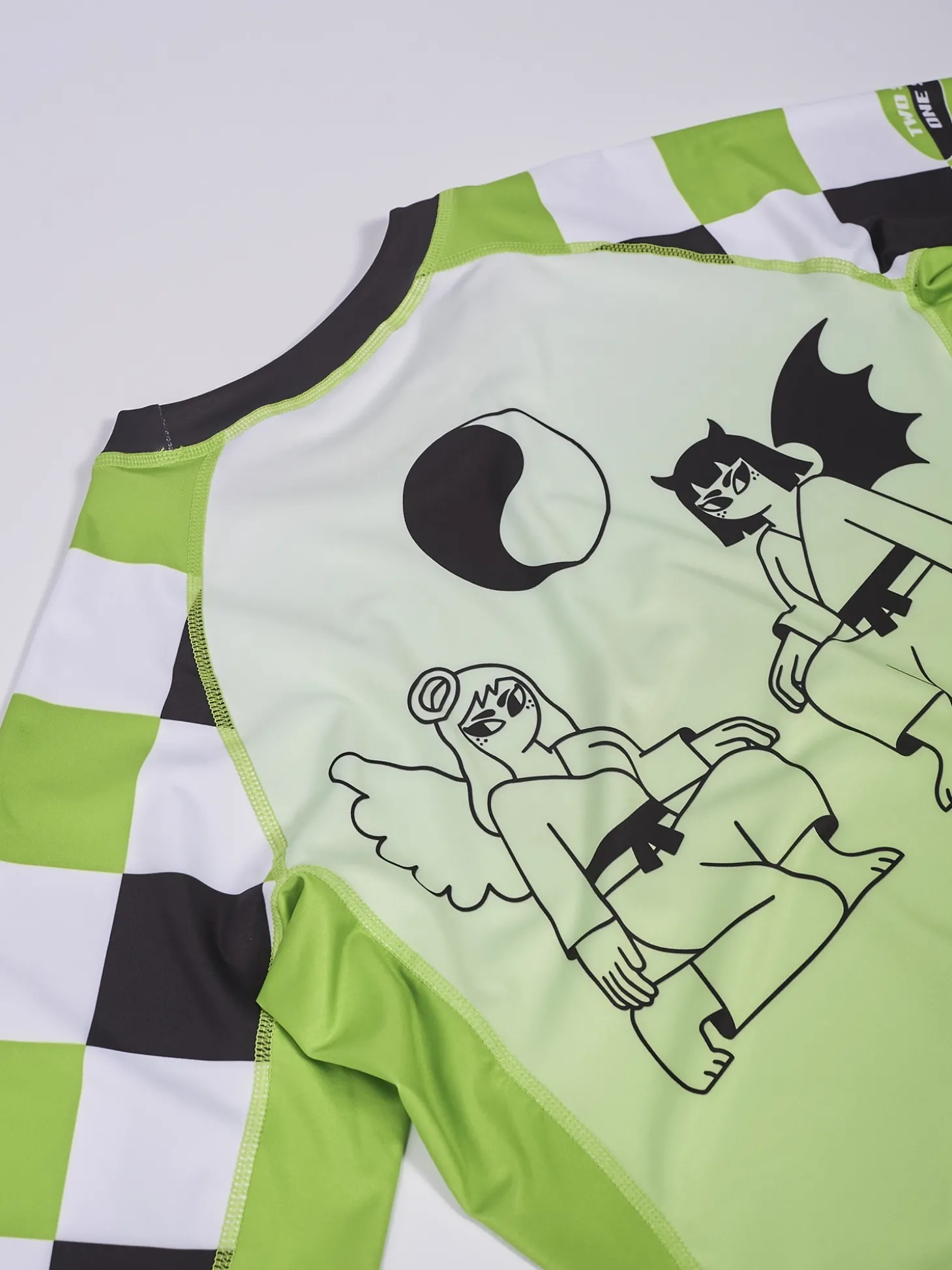 MANTO rashguard TWO SIDES grun