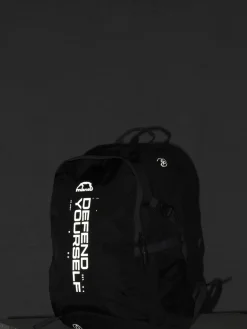 MANTO Rucksack CROSS schwarz reflektierend
