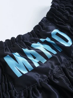 MANTO shorts MUAY THAI DUAL schwarz - blau