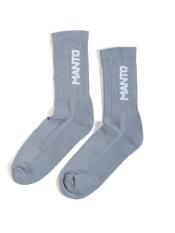 MANTO Socken LOGOTYPE 23 grau