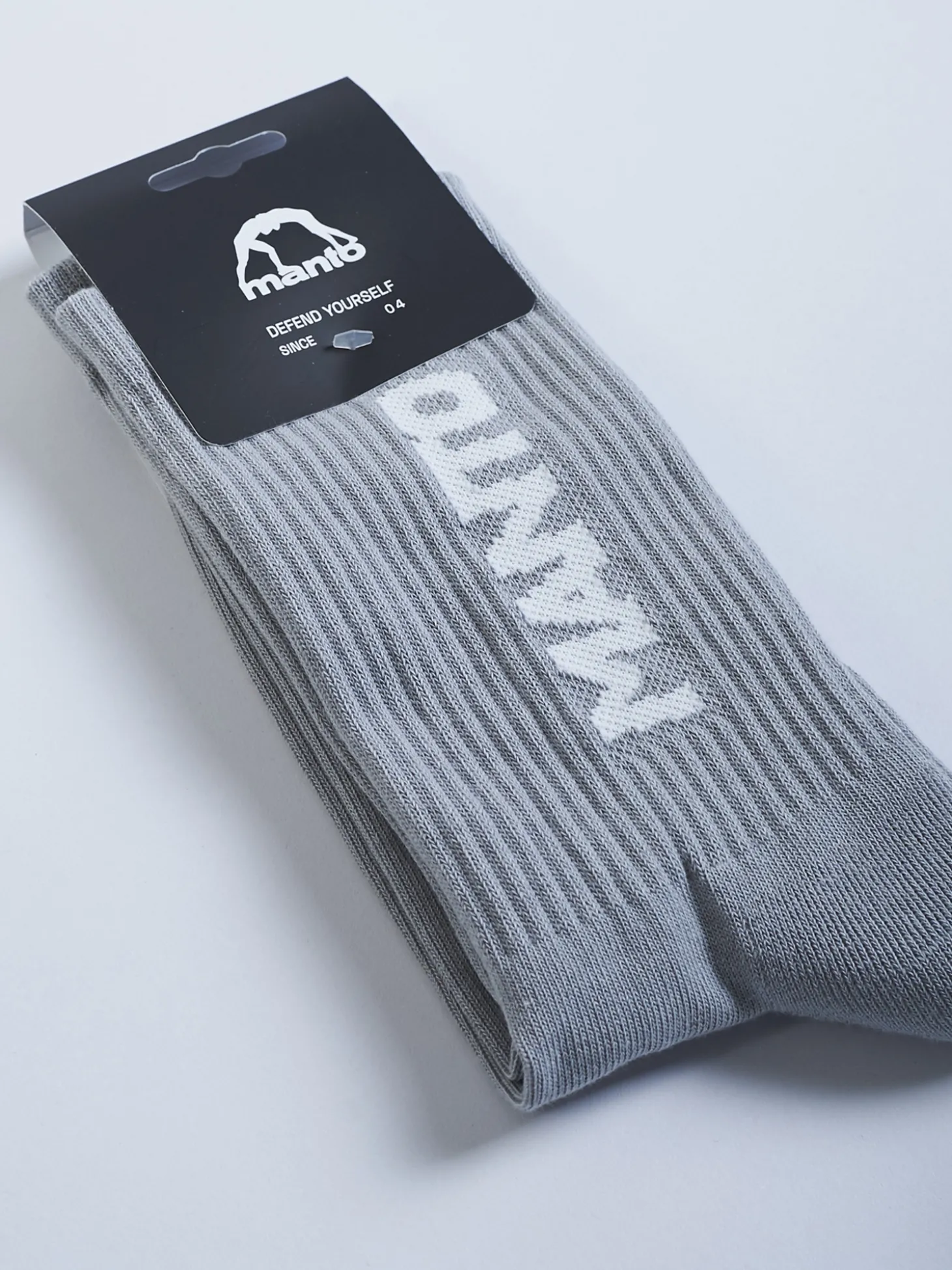 MANTO Socken LOGOTYPE 23 grau