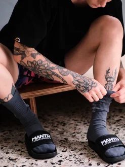 MANTO Socken LOGOTYPE 23 graphite