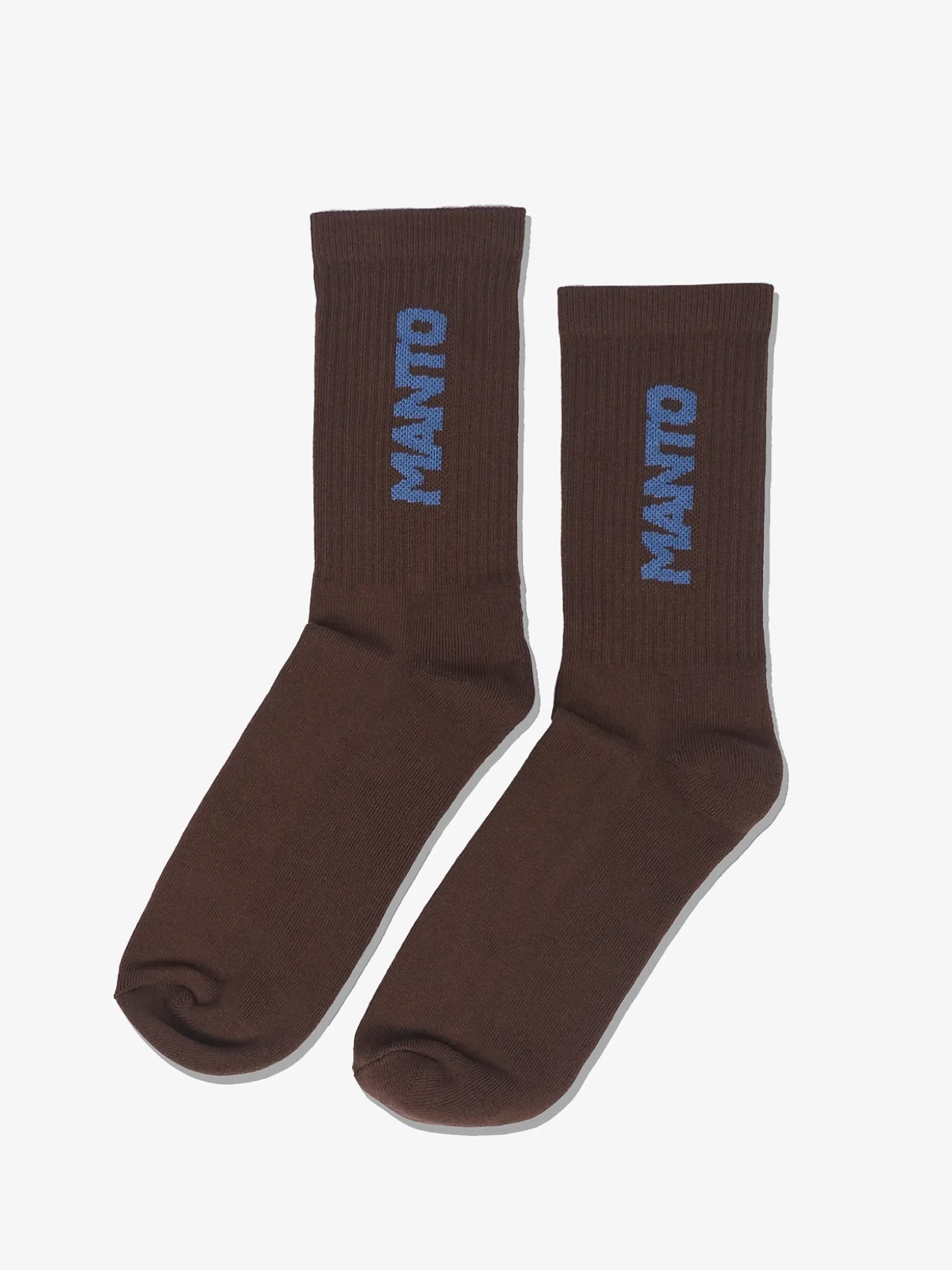 MANTO Socken LOGOTYPE braun