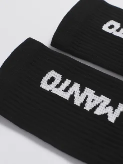 MANTO Socken LOGOTYPE schwarz-weiss