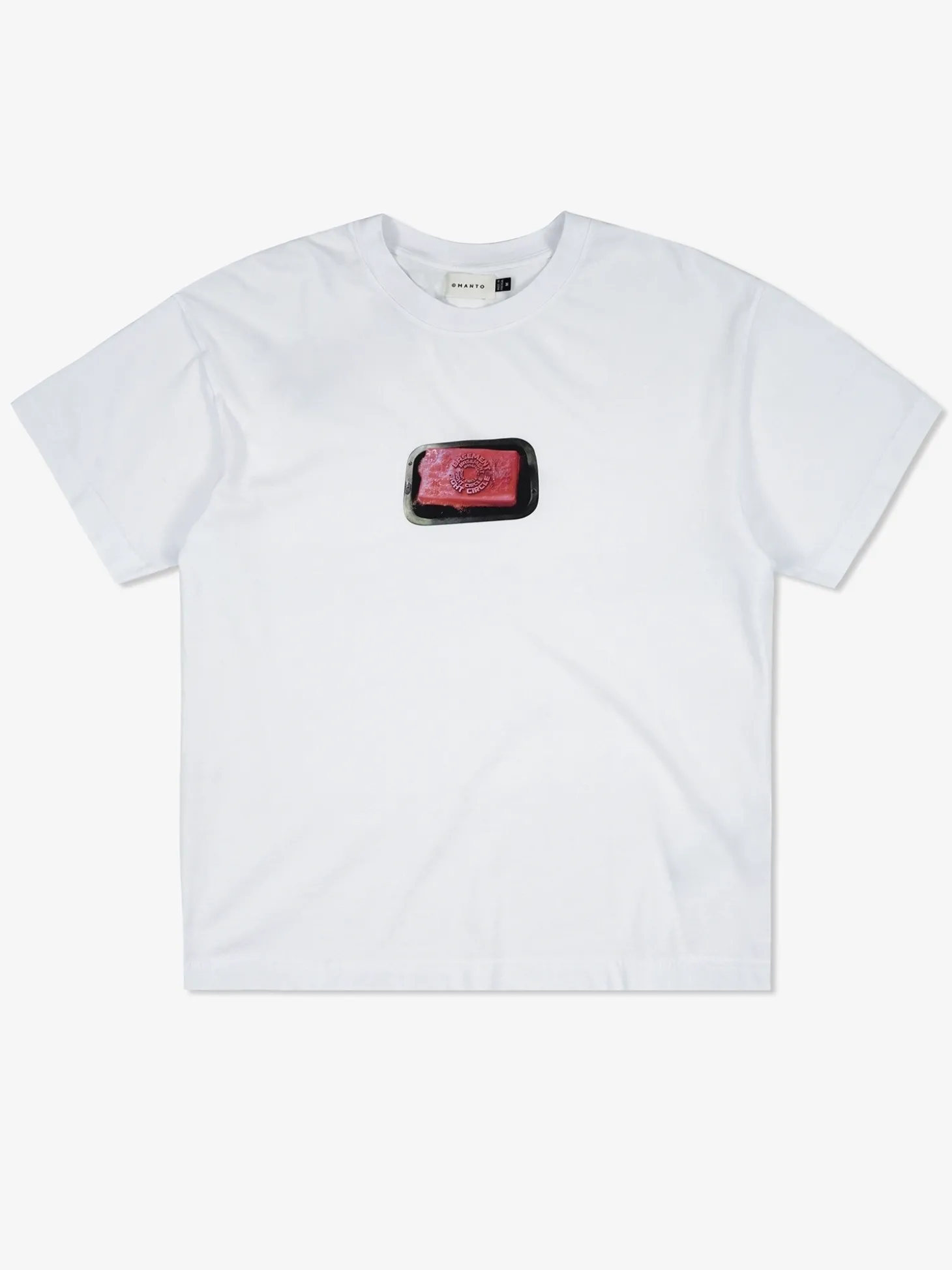 MANTO t-shirt BFC SOAP OVERSIZE weiss