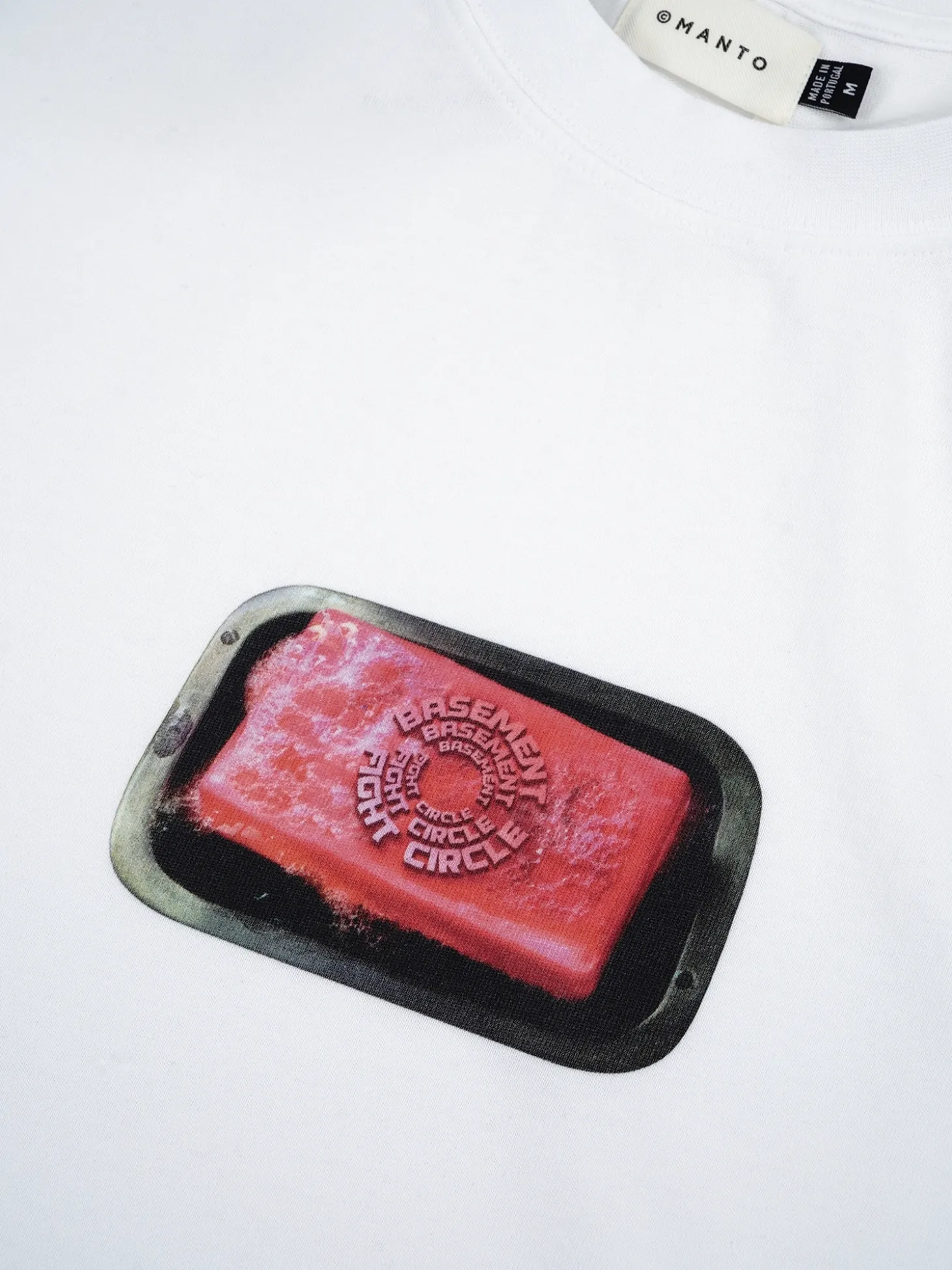 MANTO t-shirt BFC SOAP OVERSIZE weiss