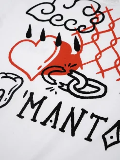 MANTO t-shirt BITTER SWEET weiss