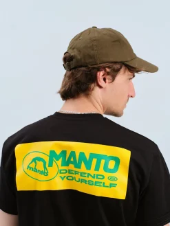 MANTO t-shirt BLOCK 24 schwarz