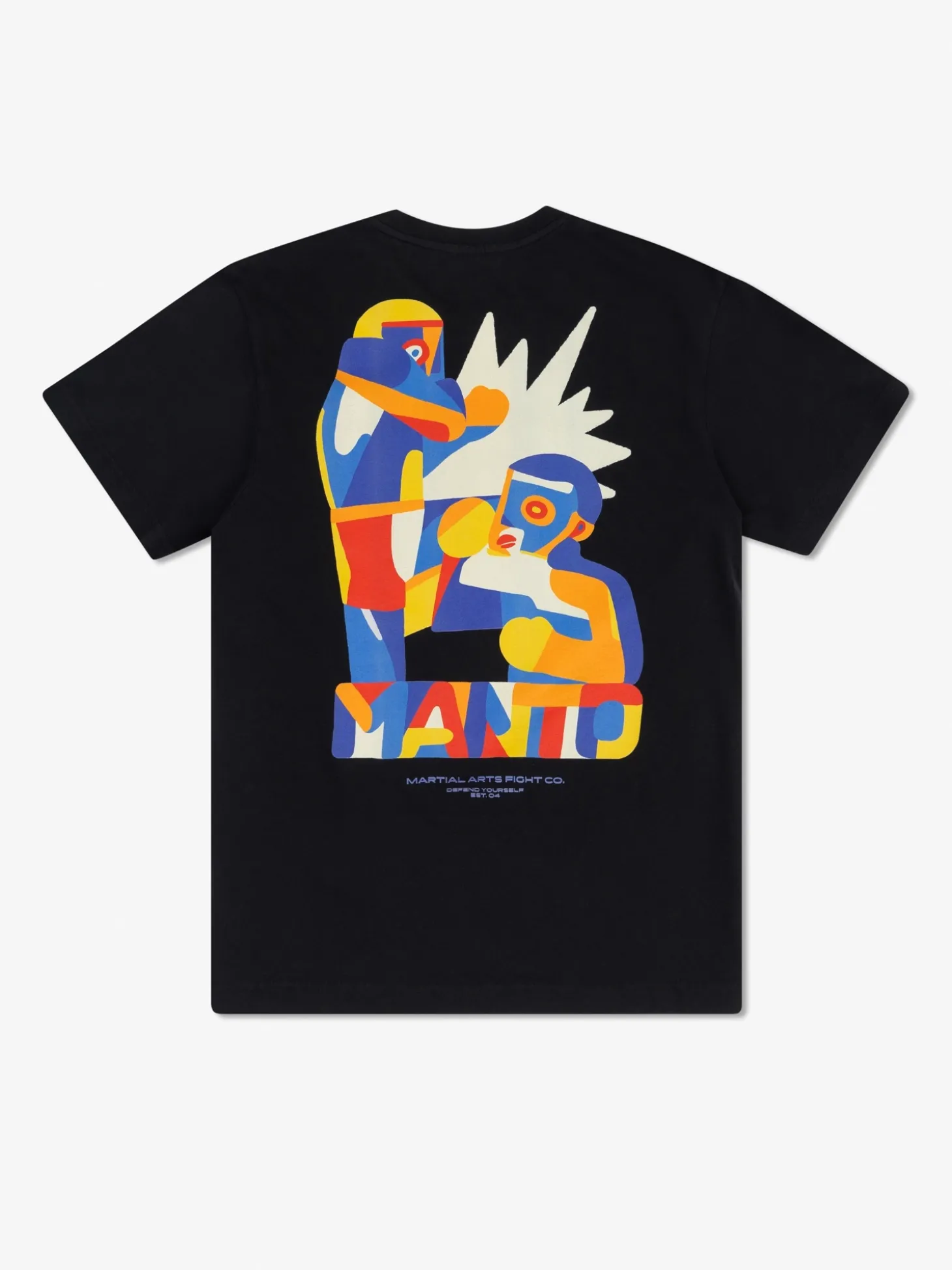 MANTO t-shirt CUBISM THAI schwarz