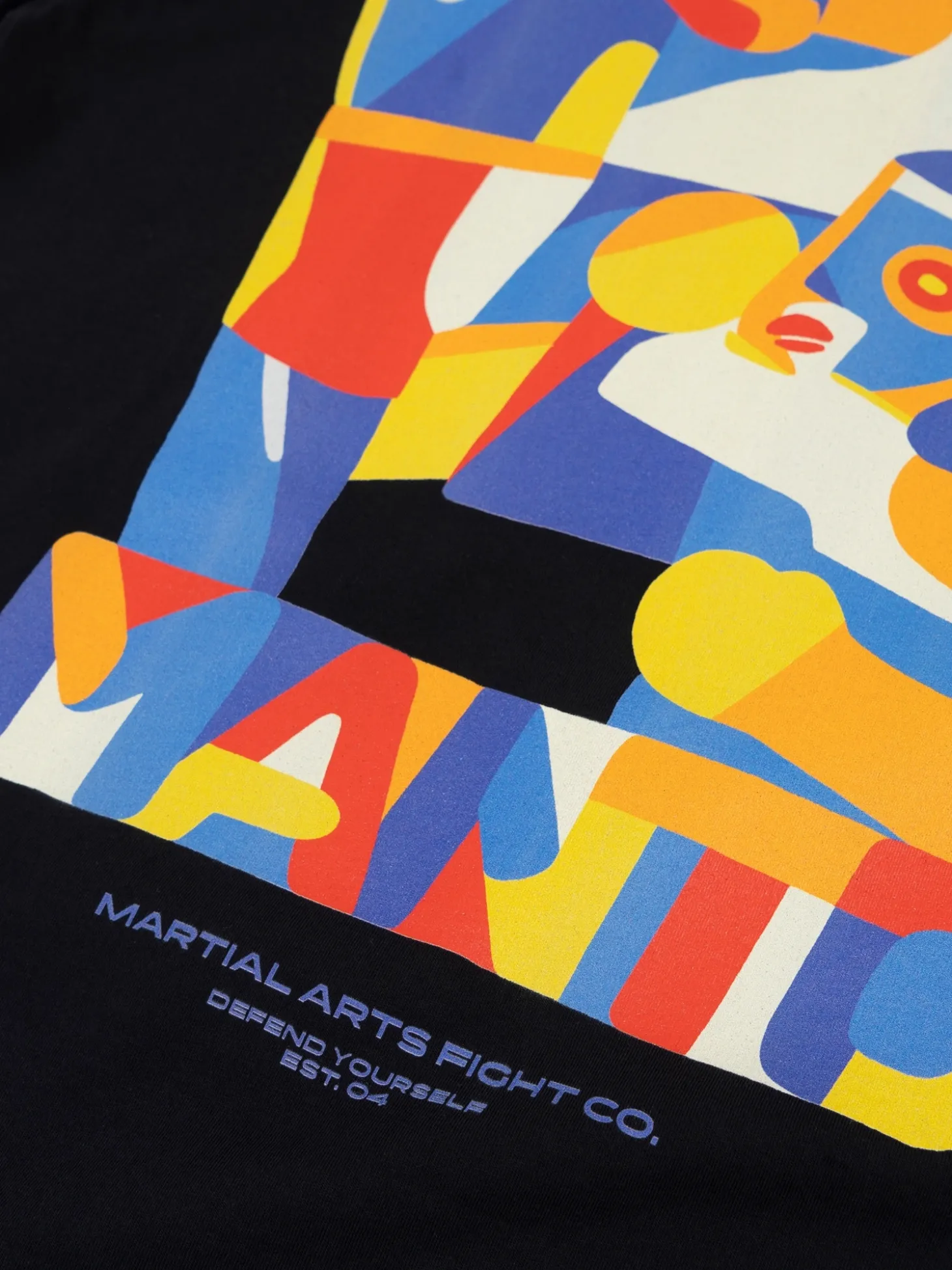 MANTO t-shirt CUBISM THAI schwarz