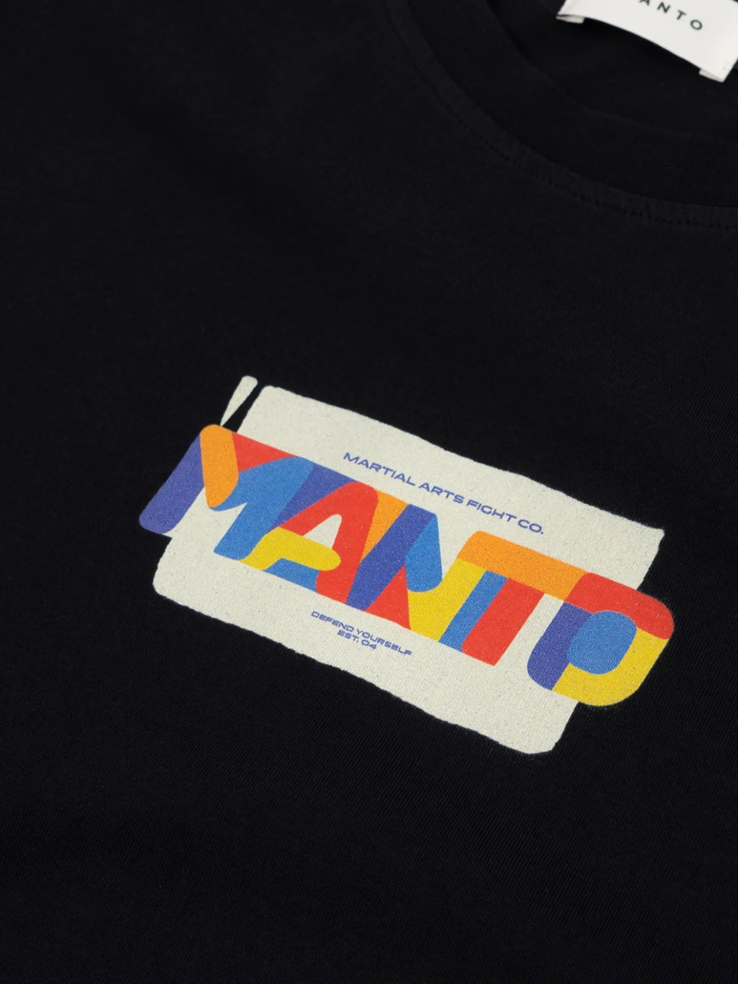 MANTO t-shirt CUBISM THAI schwarz