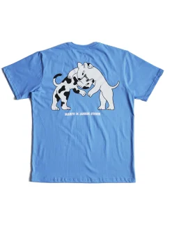 MANTO t-shirt DOGS hellblau
