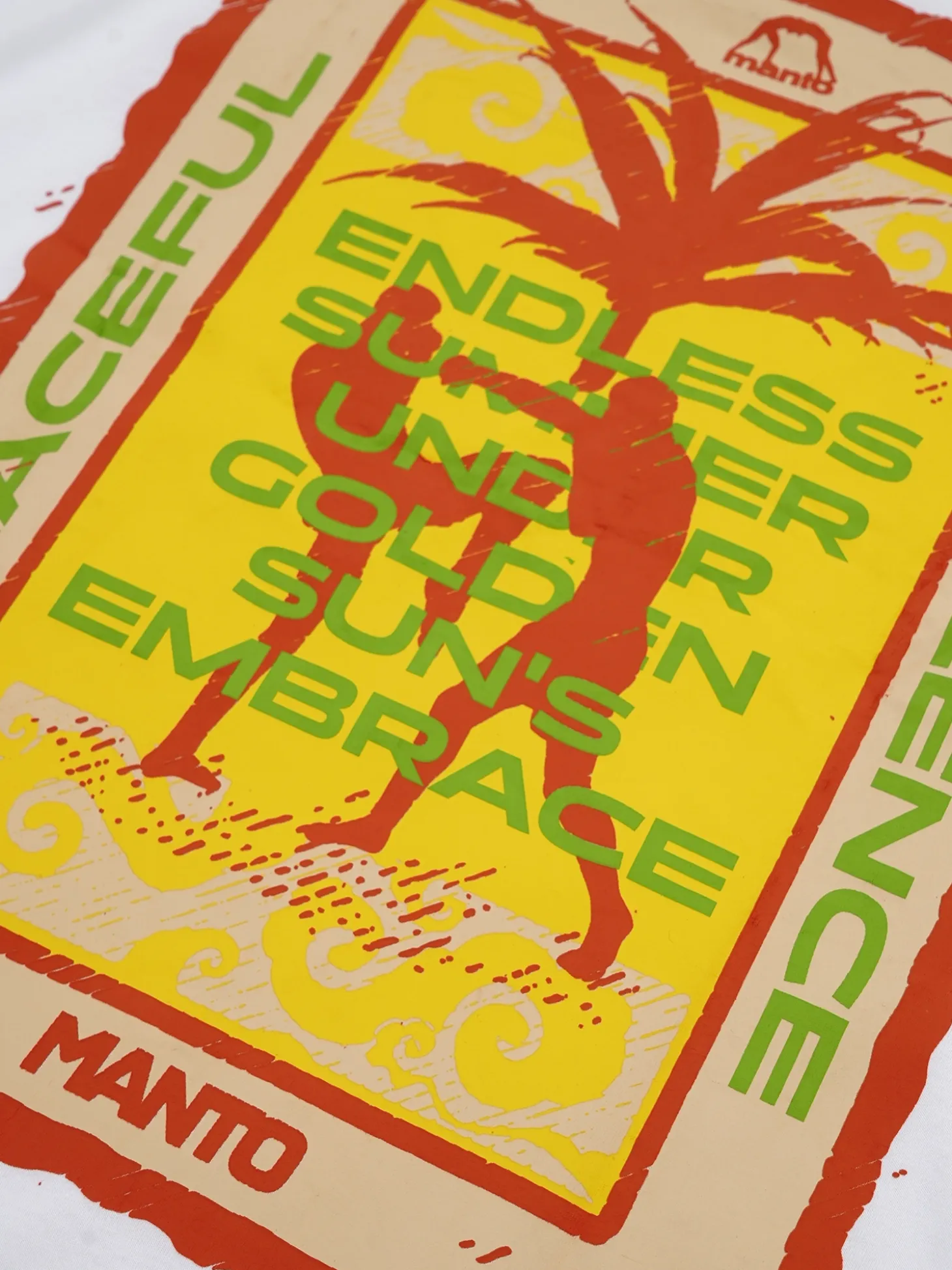 MANTO t-shirt ENDLESS SUMMER weiss