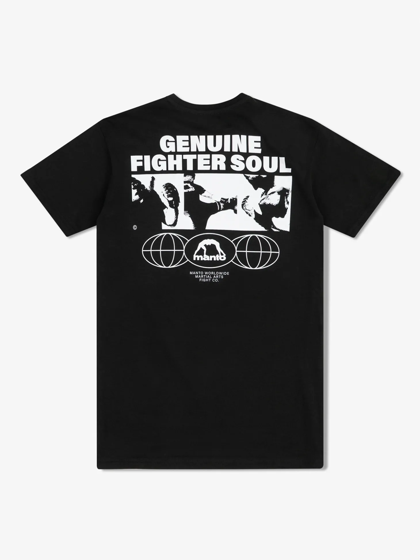 MANTO t-shirt FIGHTER SOUL black onyx