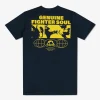 MANTO t-shirt FIGHTER SOUL marineblau