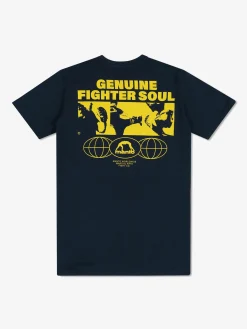MANTO t-shirt FIGHTER SOUL marineblau