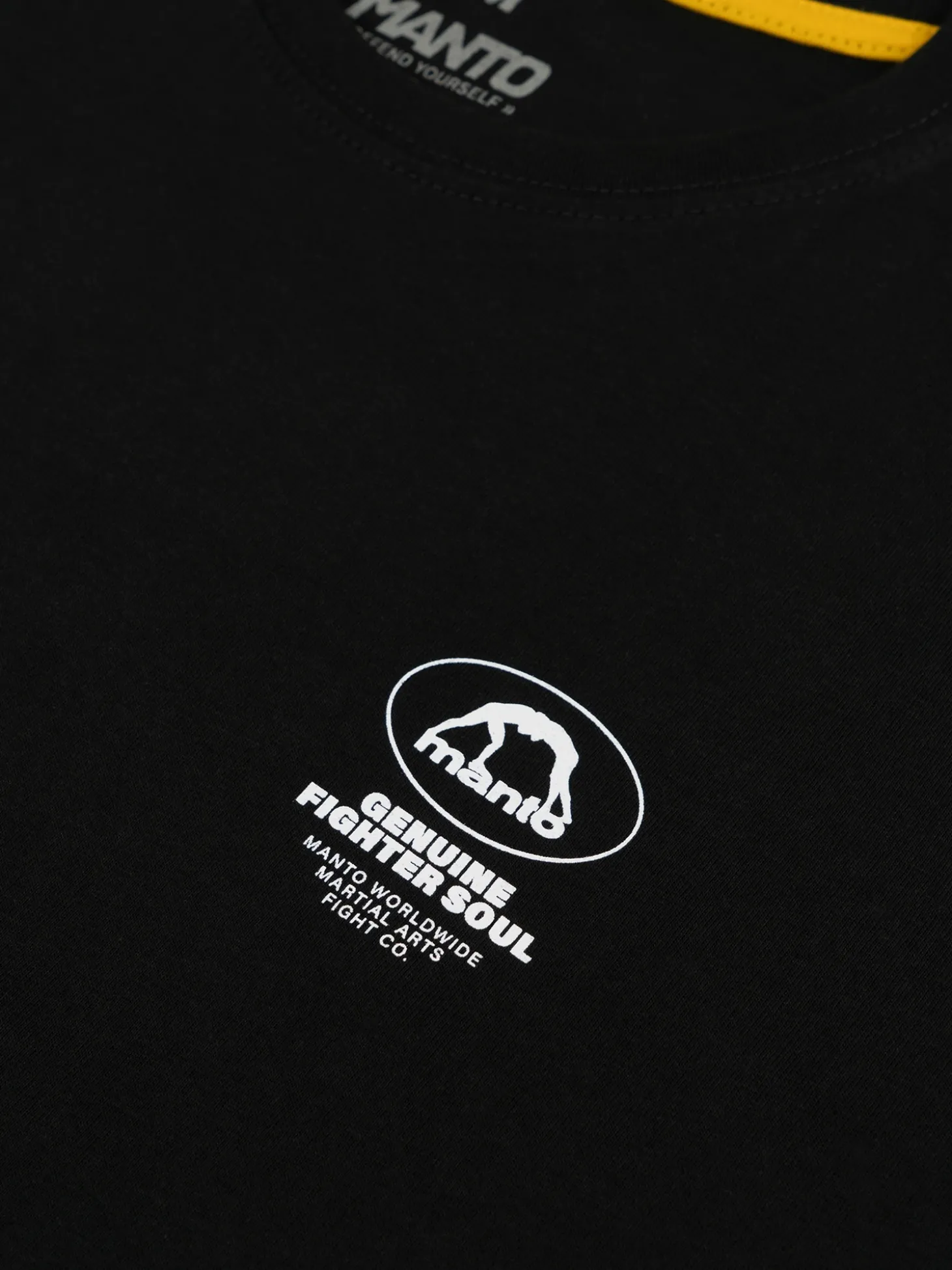 MANTO t-shirt FIGHTER SOUL black onyx