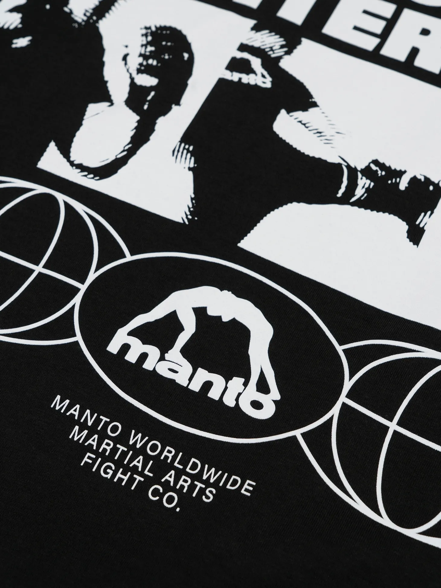 MANTO t-shirt FIGHTER SOUL black onyx