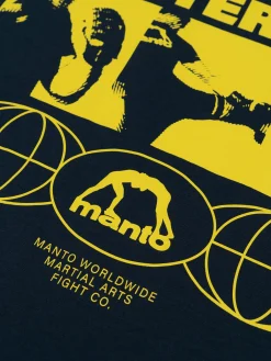 MANTO t-shirt FIGHTER SOUL marineblau