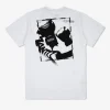MANTO t-shirt  FRAME weiss