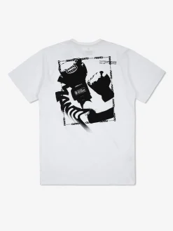 MANTO t-shirt FRAME weiss