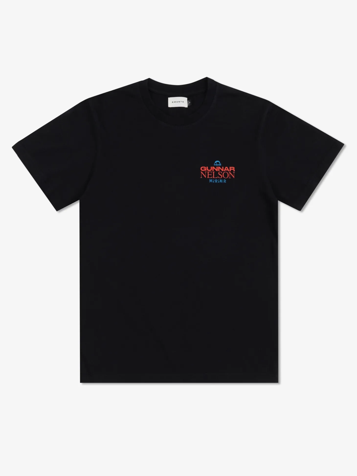 MANTO t-shirt GUNNAR schwarz