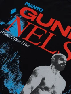 MANTO t-shirt GUNNAR schwarz