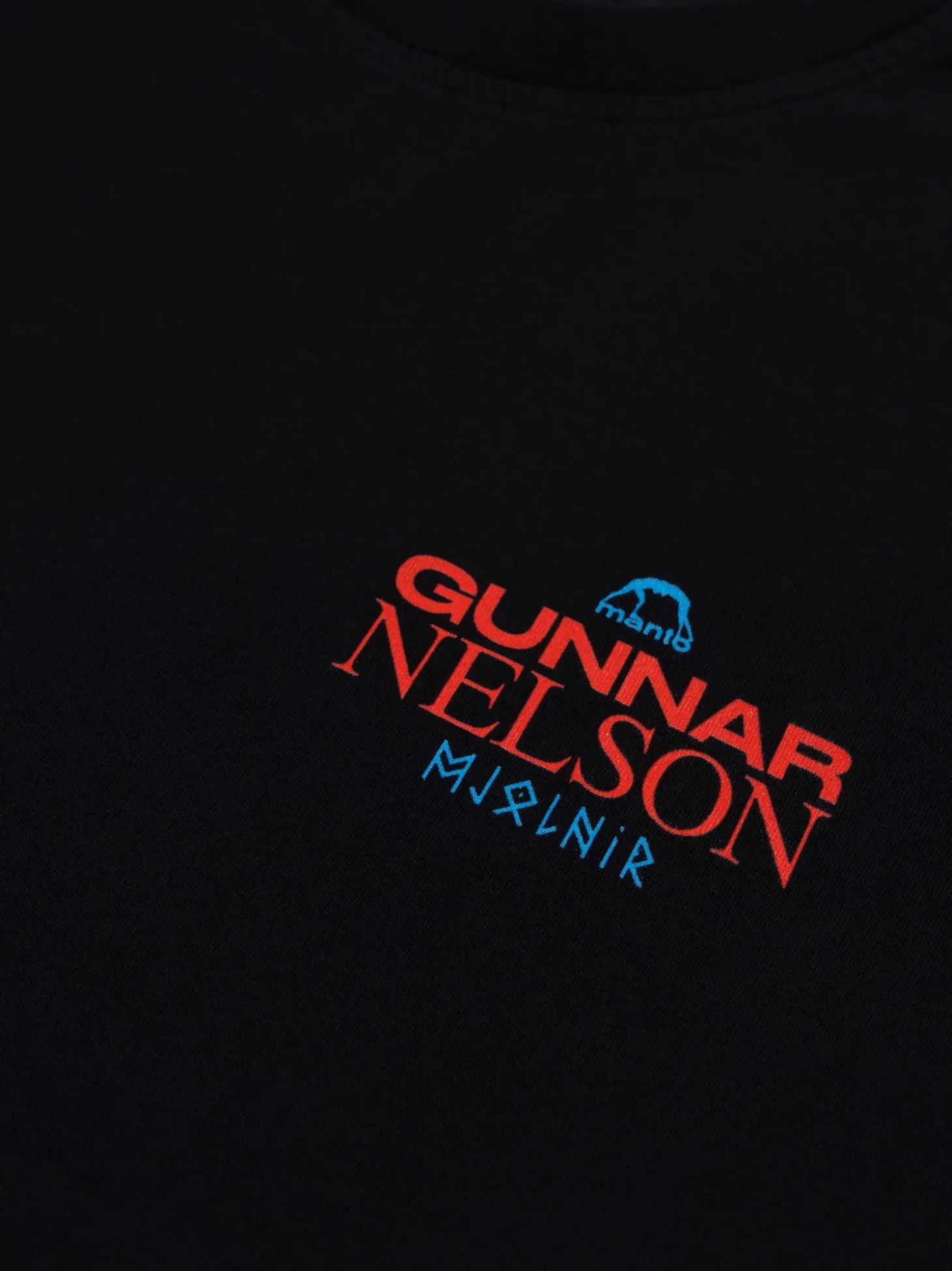 MANTO t-shirt GUNNAR schwarz