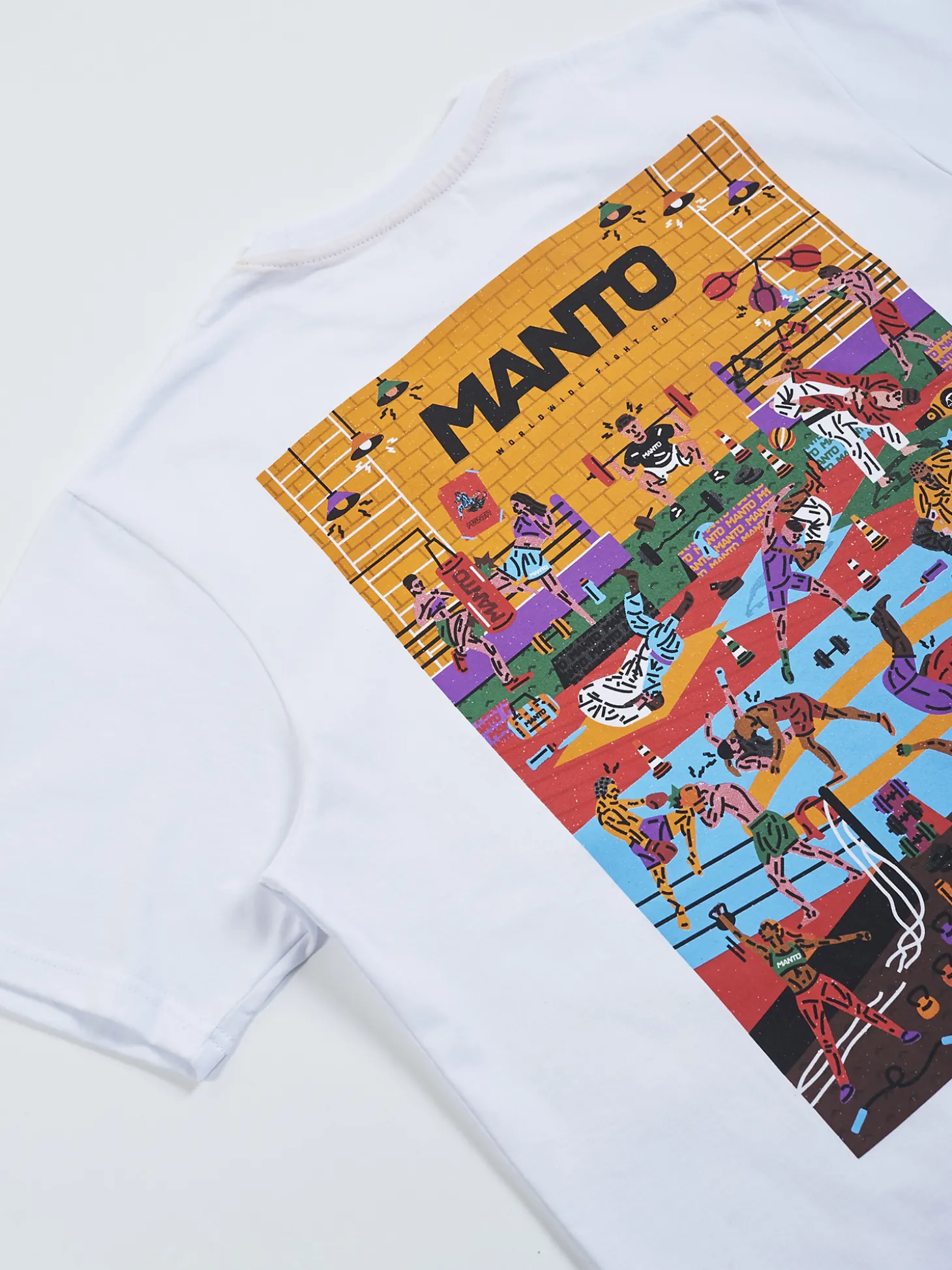 MANTO t-shirt GYM 2.0 weiss