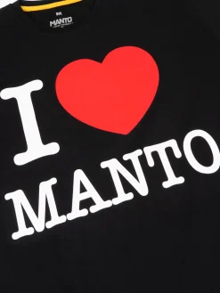MANTO t-shirt I LOVE MANTO  schwarz