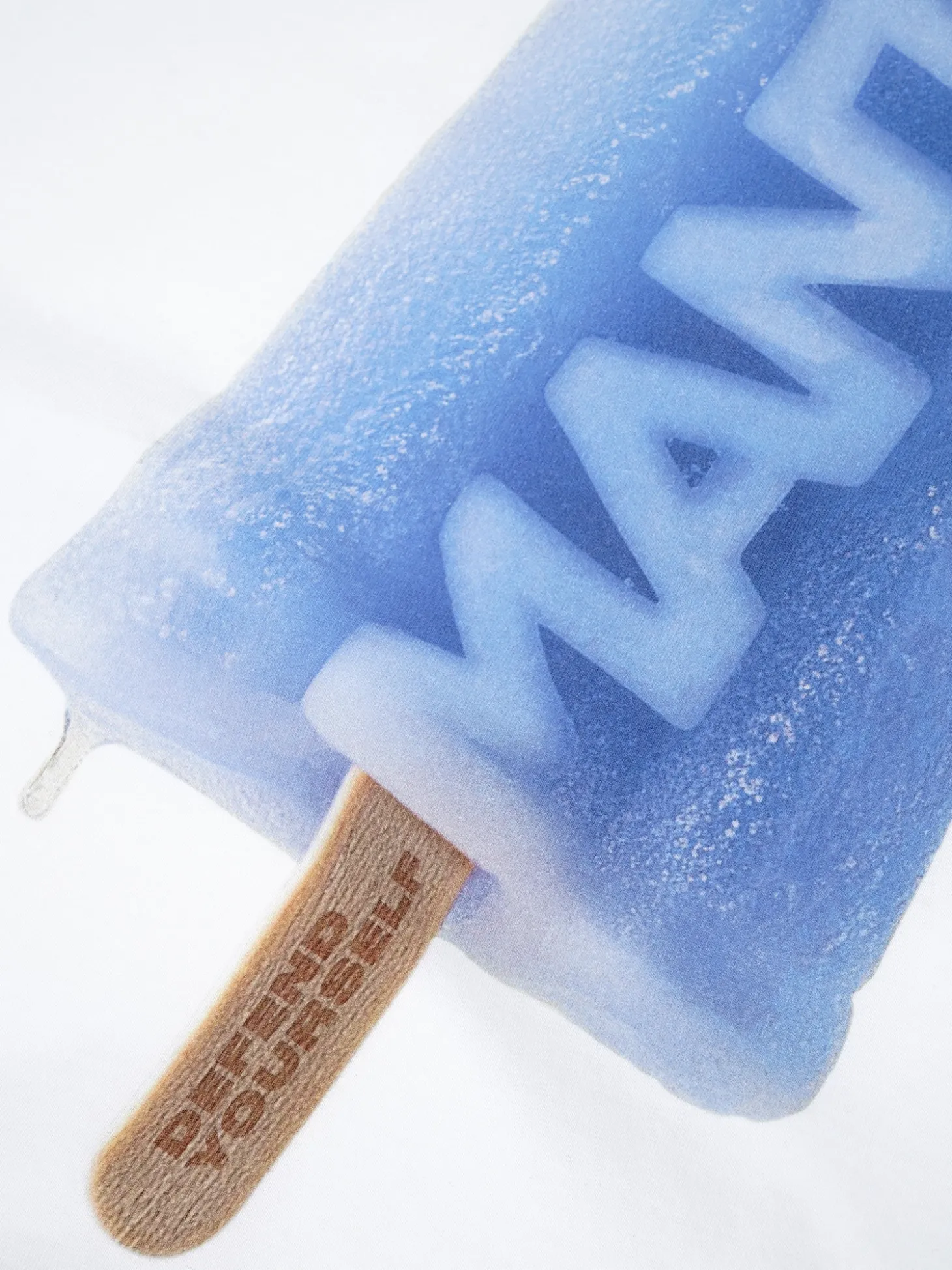 MANTO t-shirt ICE CREAM weiss